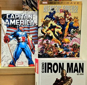 Marvel Comic Book Covers Stock Photos