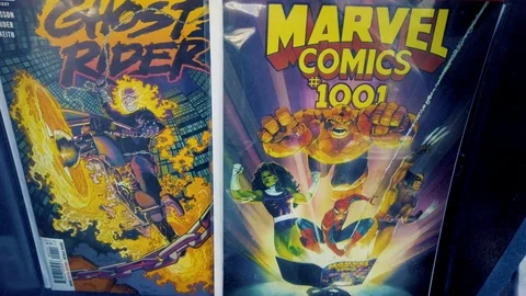 Marvel Comic Book Stock Footage 118423468