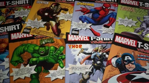 Marvel comic Stock-Footage 181432233