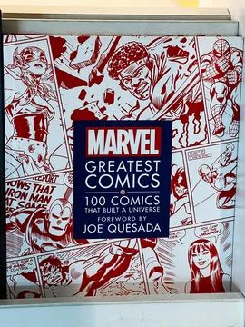 Marvel Greatest Comics: 100 Comics That Built a Universe Foreword by Joe Qu.. Stock Photos