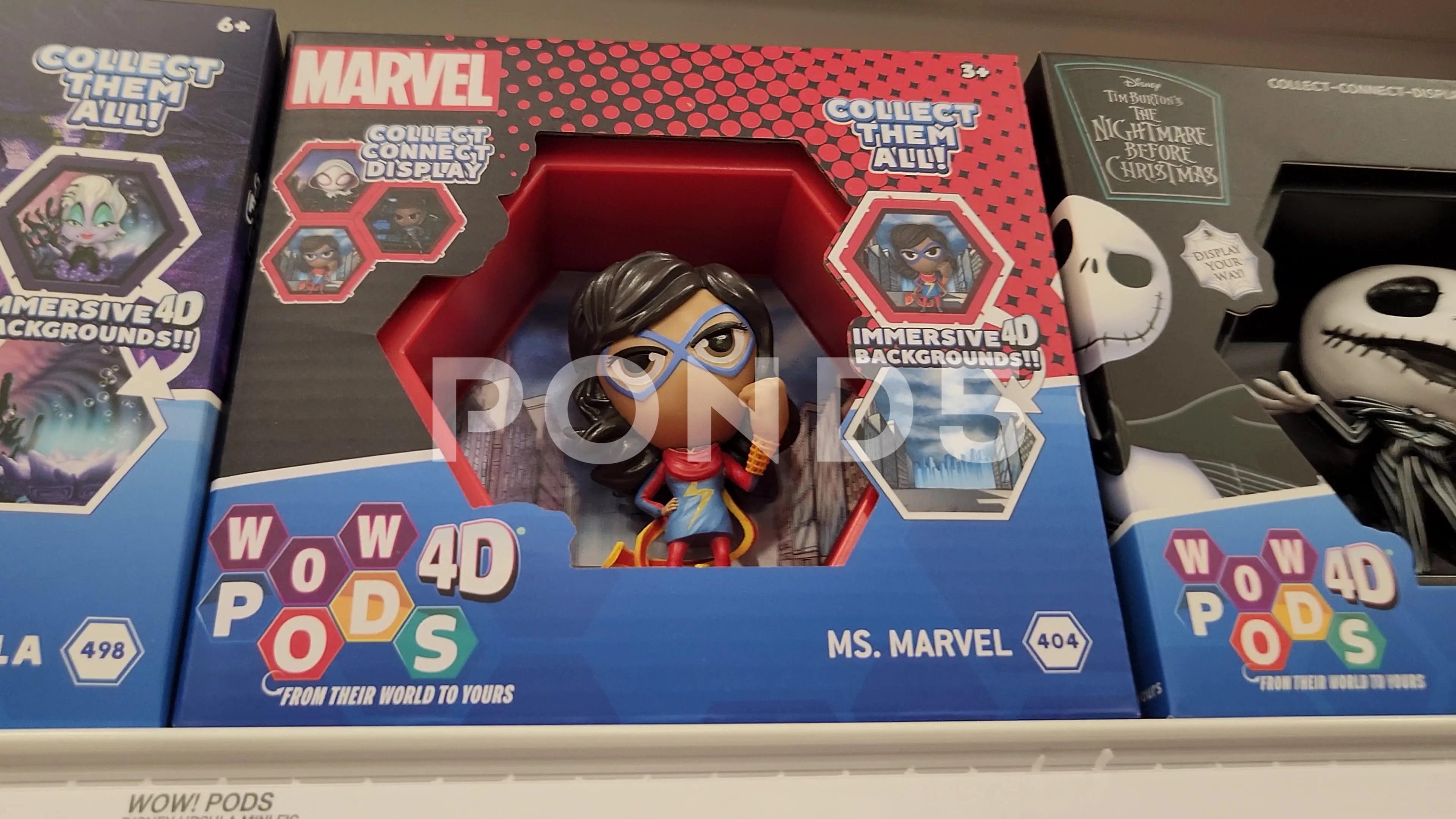 Marvel Ms. Marvel Wow Pods 4D Toy Retailer Doll