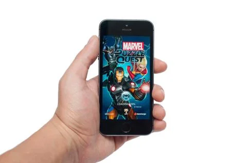 Marvel puzzle quest Stock Photos
