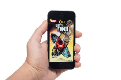 Marvel x-men battle atom Stock Photos