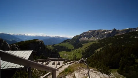 Marvellous view of Tyrolean Alps in Austria Stock Footage 145810477