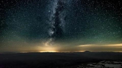Marvelous Milky Way Timelapse 4k Stock Footage