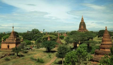 Marvelous old Bagan Stock Photos
