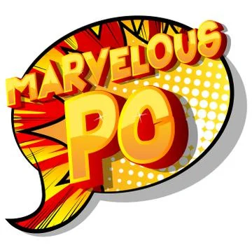Marvelous PC (Acronym which stands for Personal Computer) - Vector illustrate Stock Illustration