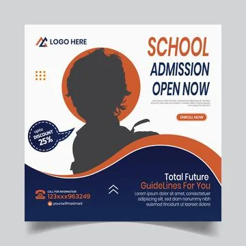 Marvelous Professional Education Post Design Templates イラスト素材