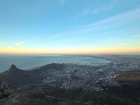 Marvelous View of Table Mountain Stock Photos