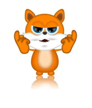 Marvin Cat Illustration Toon Cartoon Character Stock Illustration