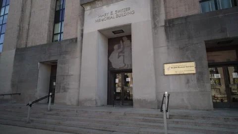 Mary E Switzer Memorial Building: A Showcase of Federal Architecture Stock Footage 305555725