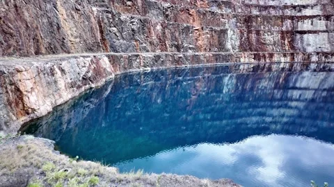The Mary Kathleen open-cut uranium mine, one of Australia’s oldest mines Видео 300020005