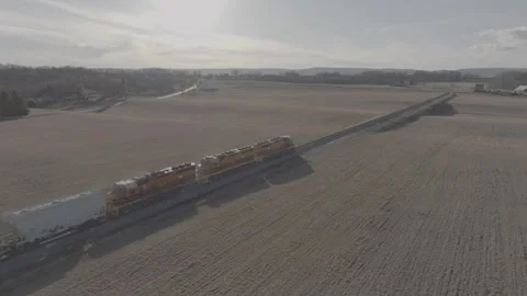 Maryland Train in Motion 2 Stock Footage 241257904