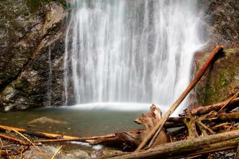 Marymere Falls Stock Photos