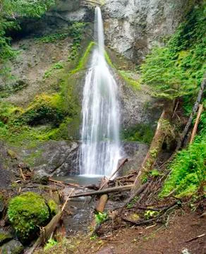 Marymere Falls Stock Photos