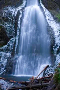 Marymere Falls Stock Photos