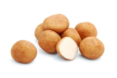 Marzipan balls Stock Photos