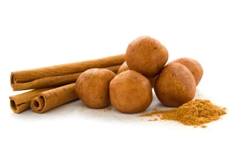 Marzipan potatoes Stock Photos