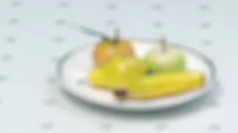 Marzipan on a saucer HD Stock Footage 10608344