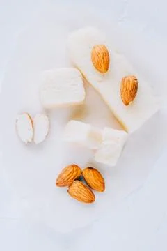 Marzipan On Table Stock Photos