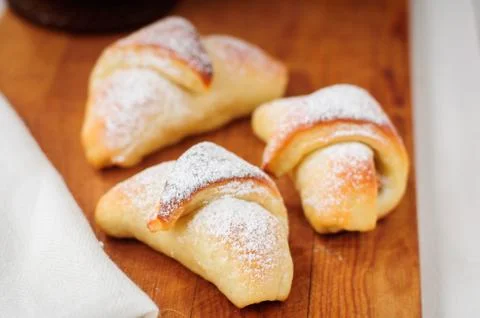 Marzipan Yeast Rolls Fotos de archivo