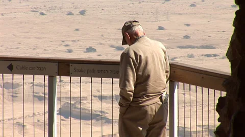 MASADA guide man Stock Footage 32496057