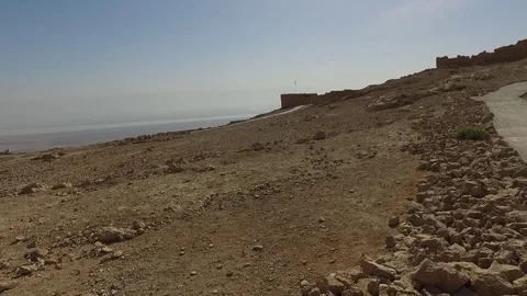 Masada Hike 1 Stock Footage 79426950