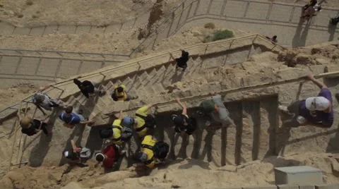 MASADA, ISRAEL 스톡 동영상 51123443