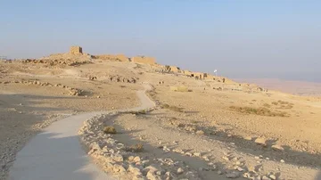 Masada, Israel Stockbeeldmateriaal 85963656