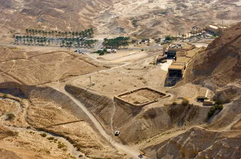 Masada in Israel Stock Photos