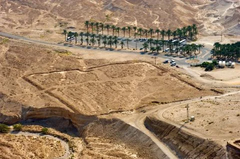 Masada in Israel Foto stock