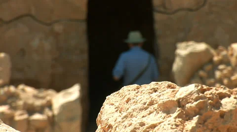 MASADA man Stock Footage 32496002