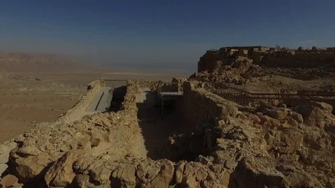 Masada Pan 2 Stock Footage 79429695