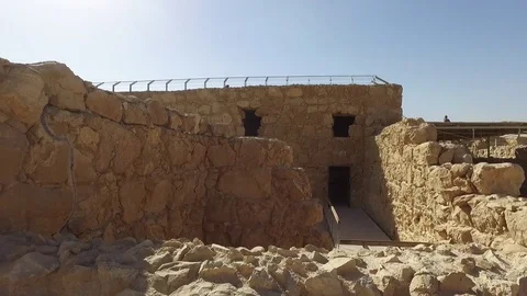 Masada Ruins 2 Stock Footage 79433803