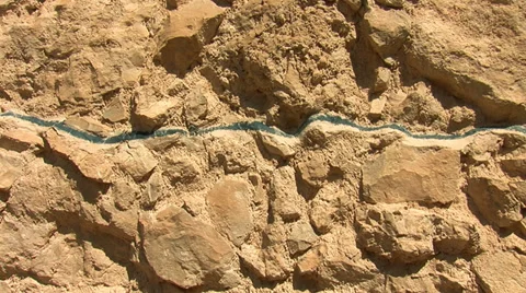 MASADA stone walls Stock Footage 32496252