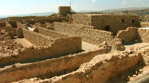 MASADA top pan Stock Footage 32496216