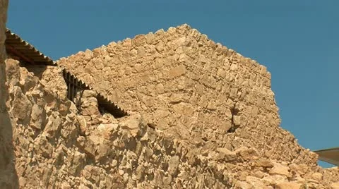 Masada walls c Stock Footage 12166152