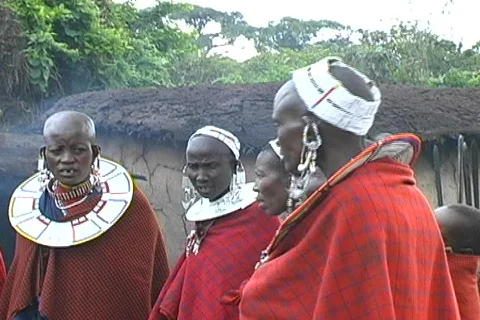 Masai Dancing Video stock 698875