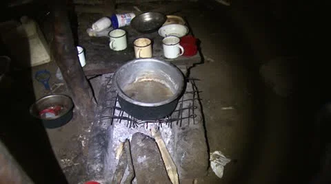 Masai kitchen Stock-Footage 22241346