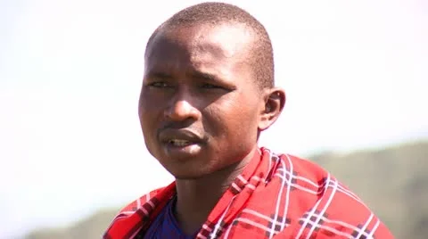 Masai man Vídeos de archivo 22238801