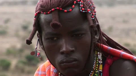 Masai mara dance Stock Footage 24655830