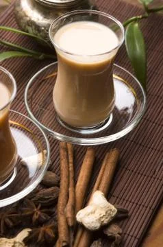 Masala chai Stock Photos