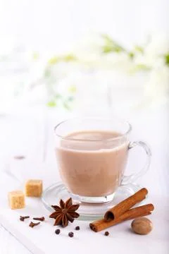 Masala chai tea Stock Photos