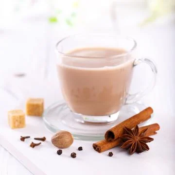 Masala chai tea Stock Photos