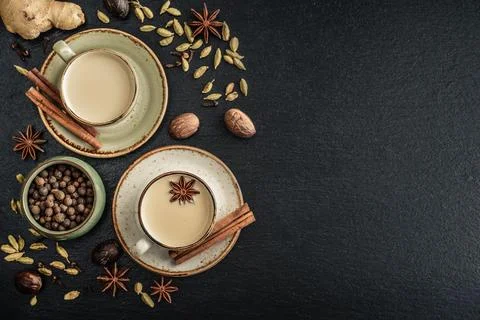 Masala chai tea Stock Photos