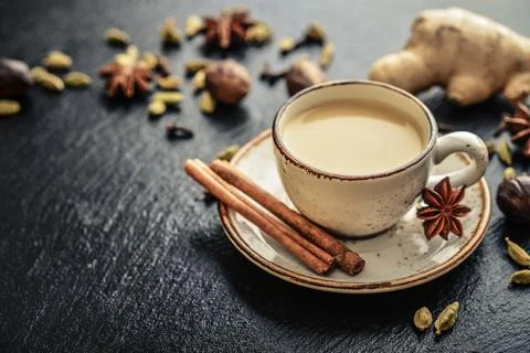 Masala chai tea Stock Photos
