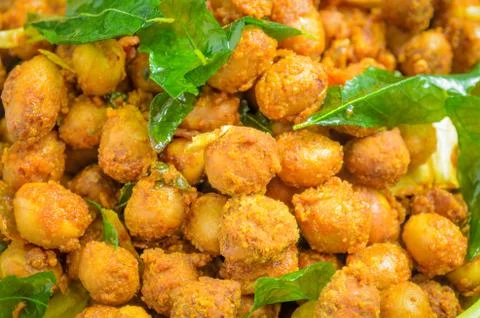 Masala Peanuts Background Stock Photos