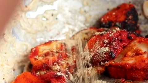 Masala Soya Chaap Stock Footage 133102181