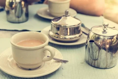 Masala tea set. Stock Photos
