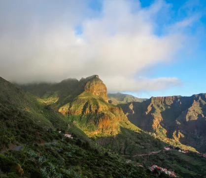 Masca Valley Stock Photos